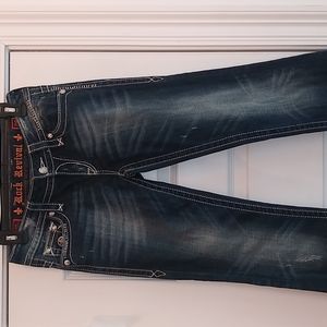 Rock Revival Eva relaxed bootcut denim jeans